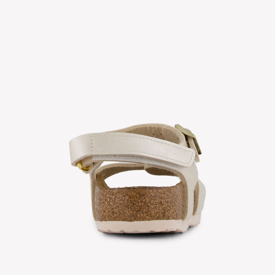 Birkenstock Rio Meisjes Sandalen In Wit