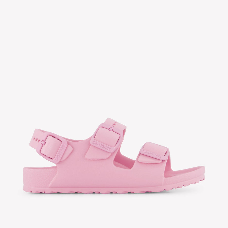 Birkenstock Milano Kinder Meisjes Sandalen In Roze