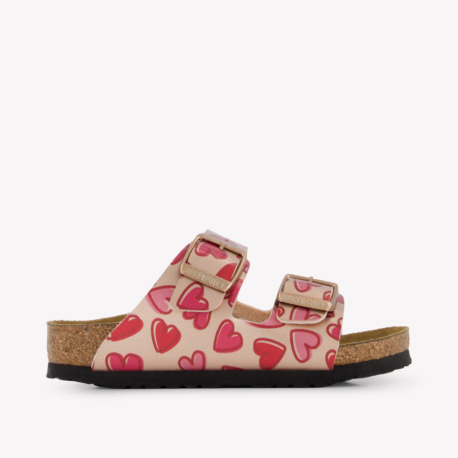 Birkenstock Arizona Kinder Meisjes Slippers In Brons