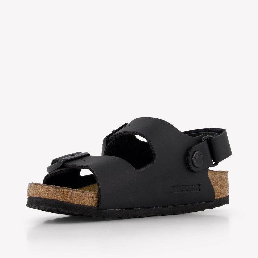 Birkenstock Milano Jongens Sandalen In Zwart