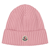 Moncler Kinder Meisjes Muts Licht Roze