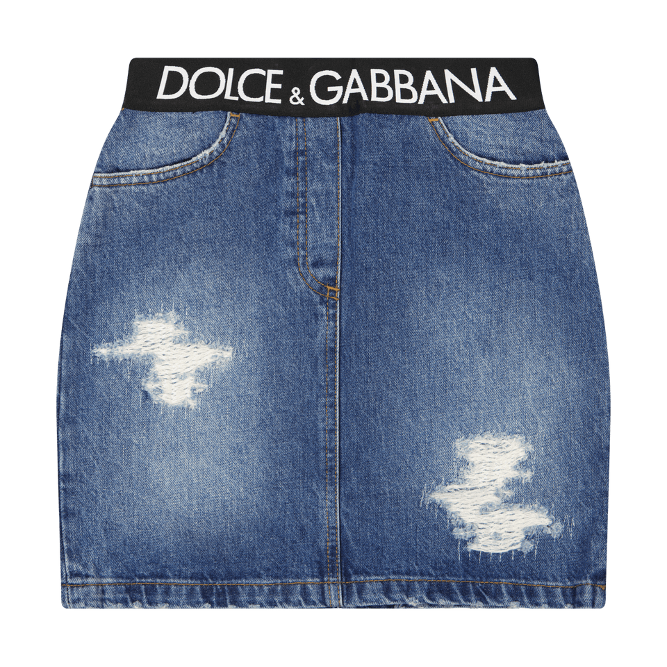 Dolce & Gabbana Kinder Meisjes Rok Jeans 4Y