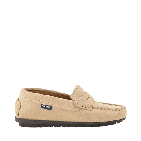 Atlanta Mocassin Kinder Unisex Schoenen Licht Beige