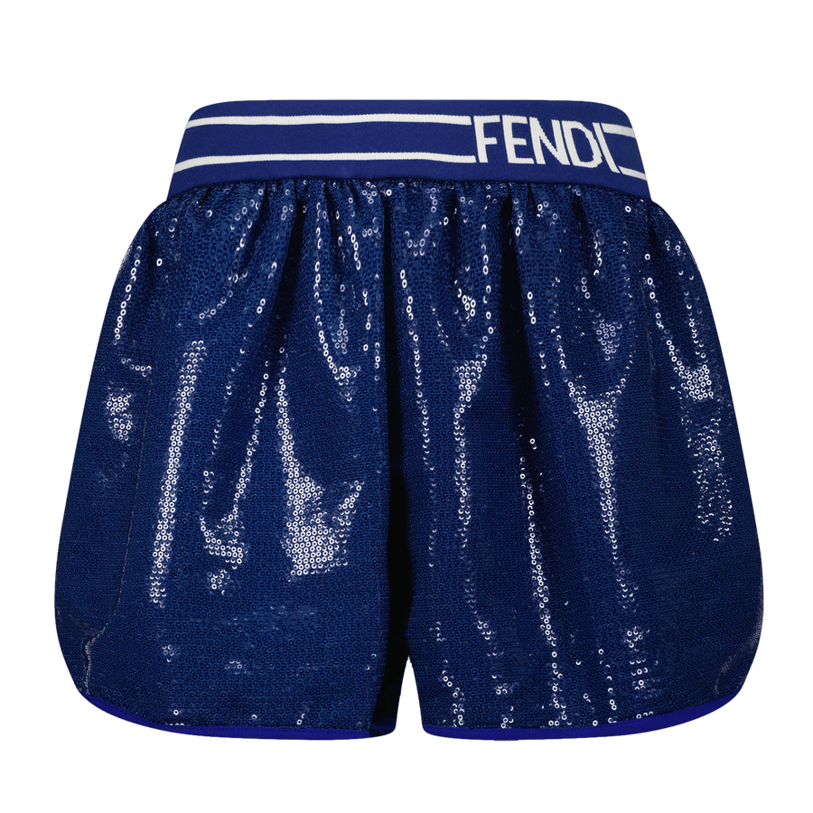 Fendi Girls Short Blue