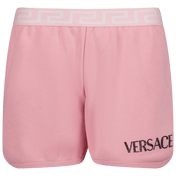 Versace Kinder Meisjes Shorts Licht Roze