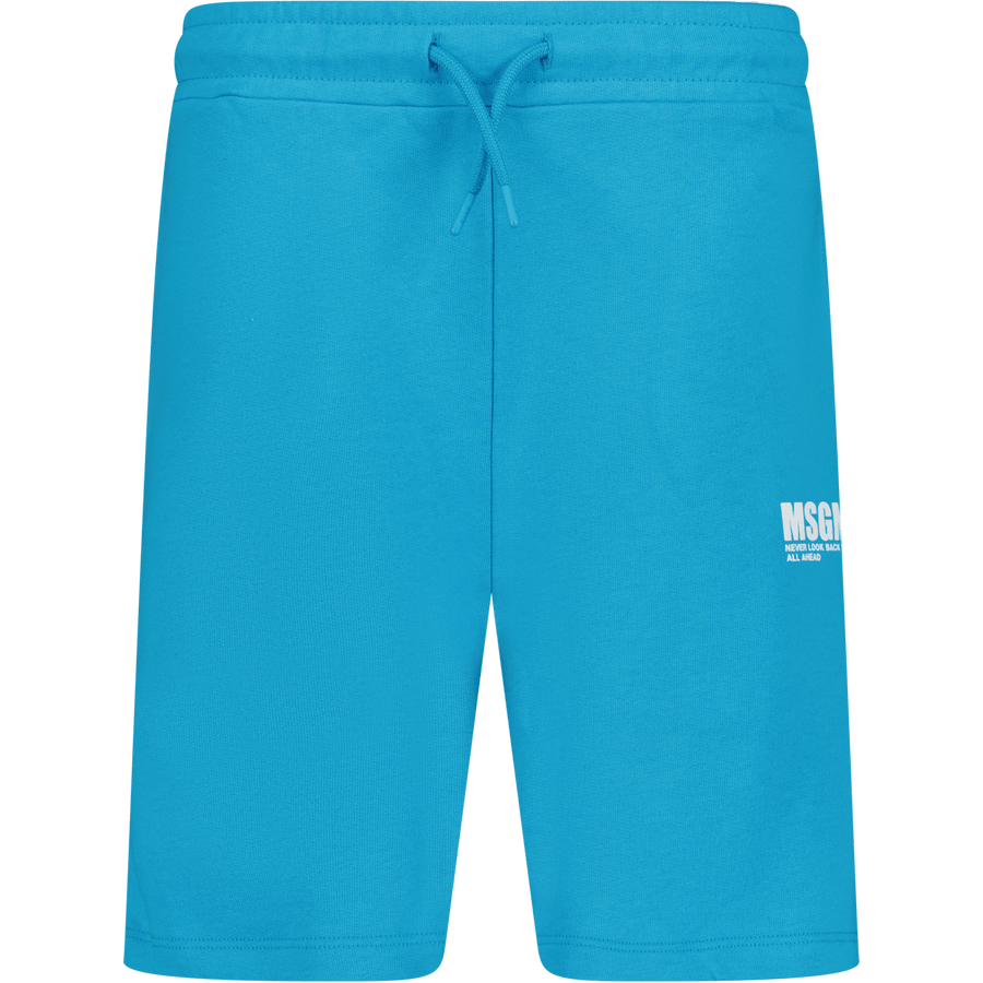 MSGM Kids Short Turquoise