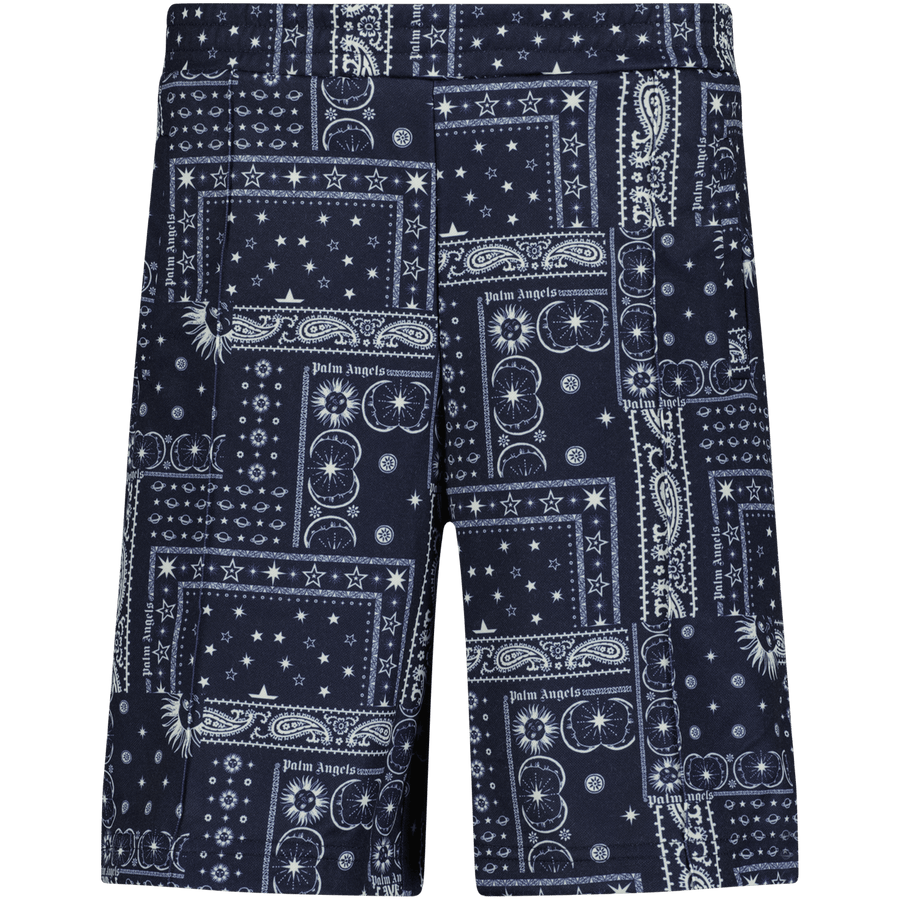 Palm Angels Boys Short Navy