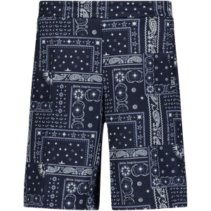 Palm Angels Kinder Jongens Shorts Navy 4Y