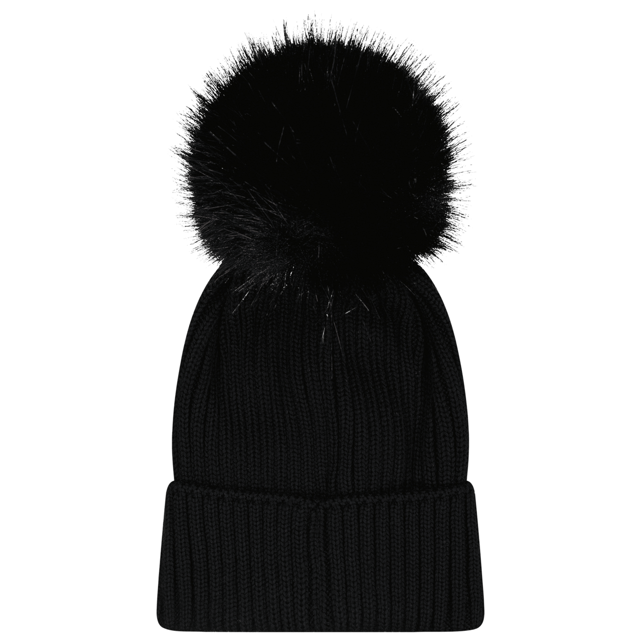 Moncler Kinder Meisjes Muts Zwart