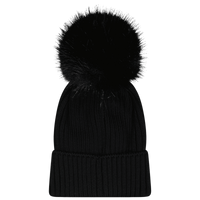 Moncler Kinder Meisjes Muts Zwart
