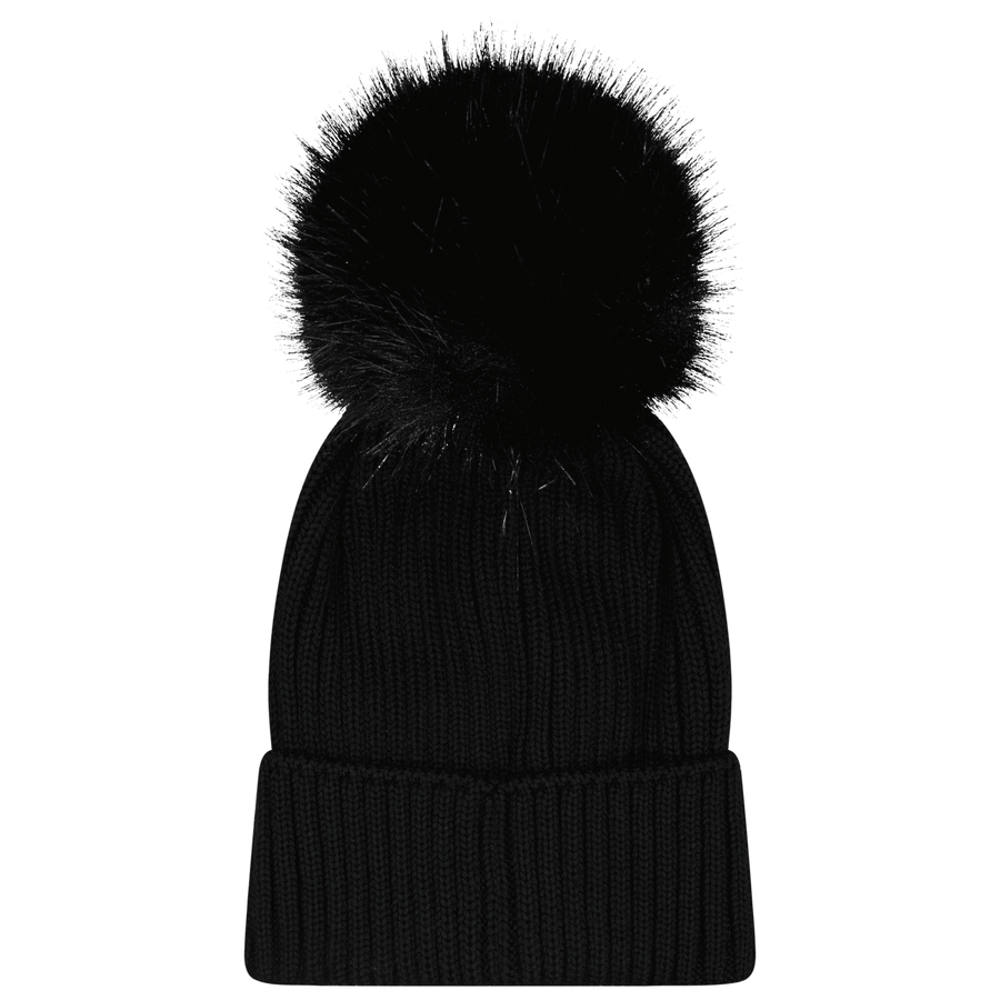 Moncler Kinder Meisjes Muts Zwart