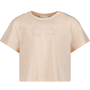 Chloe Kinder Meisjes T-Shirt Licht Roze