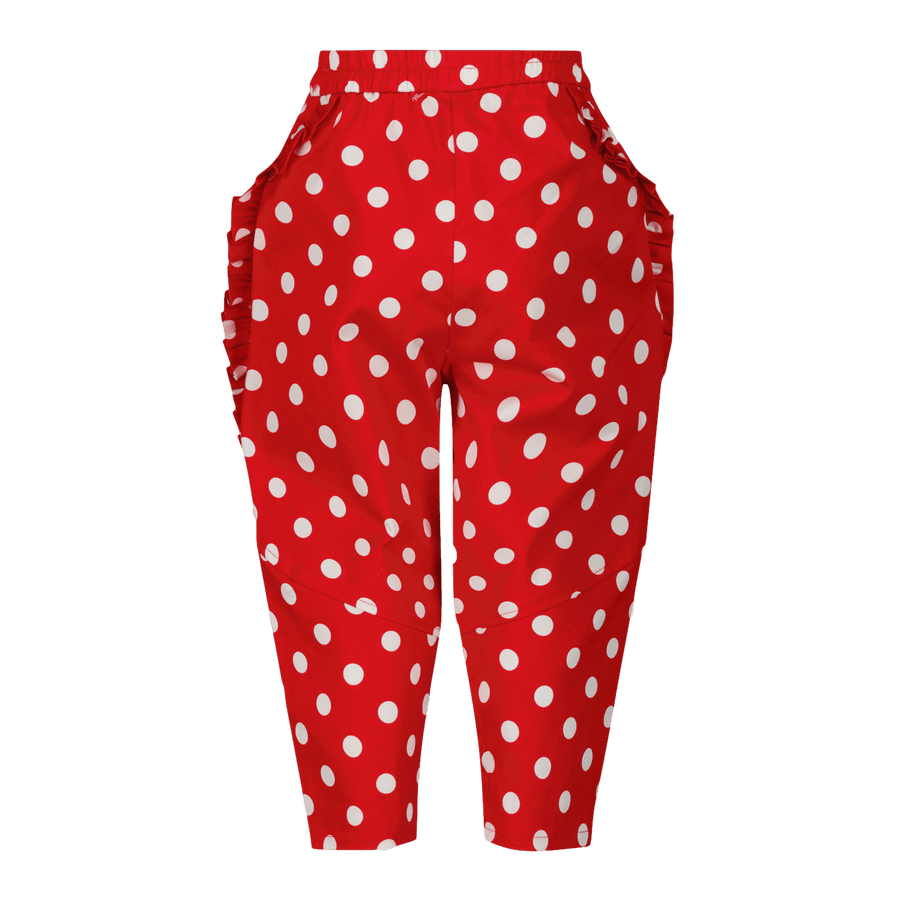 MonnaLisa Baby Meisjes Broek Rood