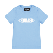 Dsquared2 Baby Unisex T-Shirt Licht Blauw