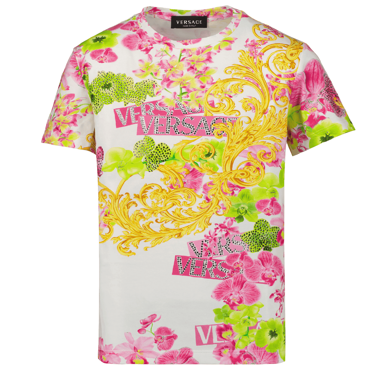 Versace Kinder Meisjes T-Shirt Roze 4Y