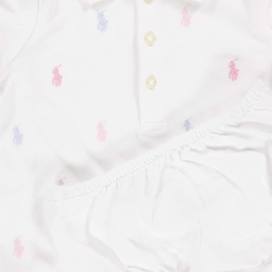 Ralph Lauren Baby Meisjes Jurk In Wit