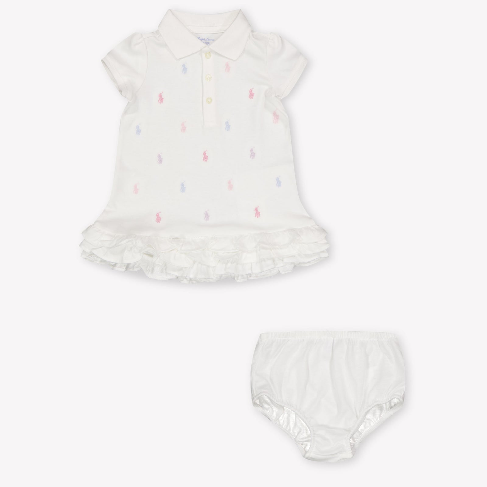 Ralph Lauren Baby Meisjes Jurk In Wit