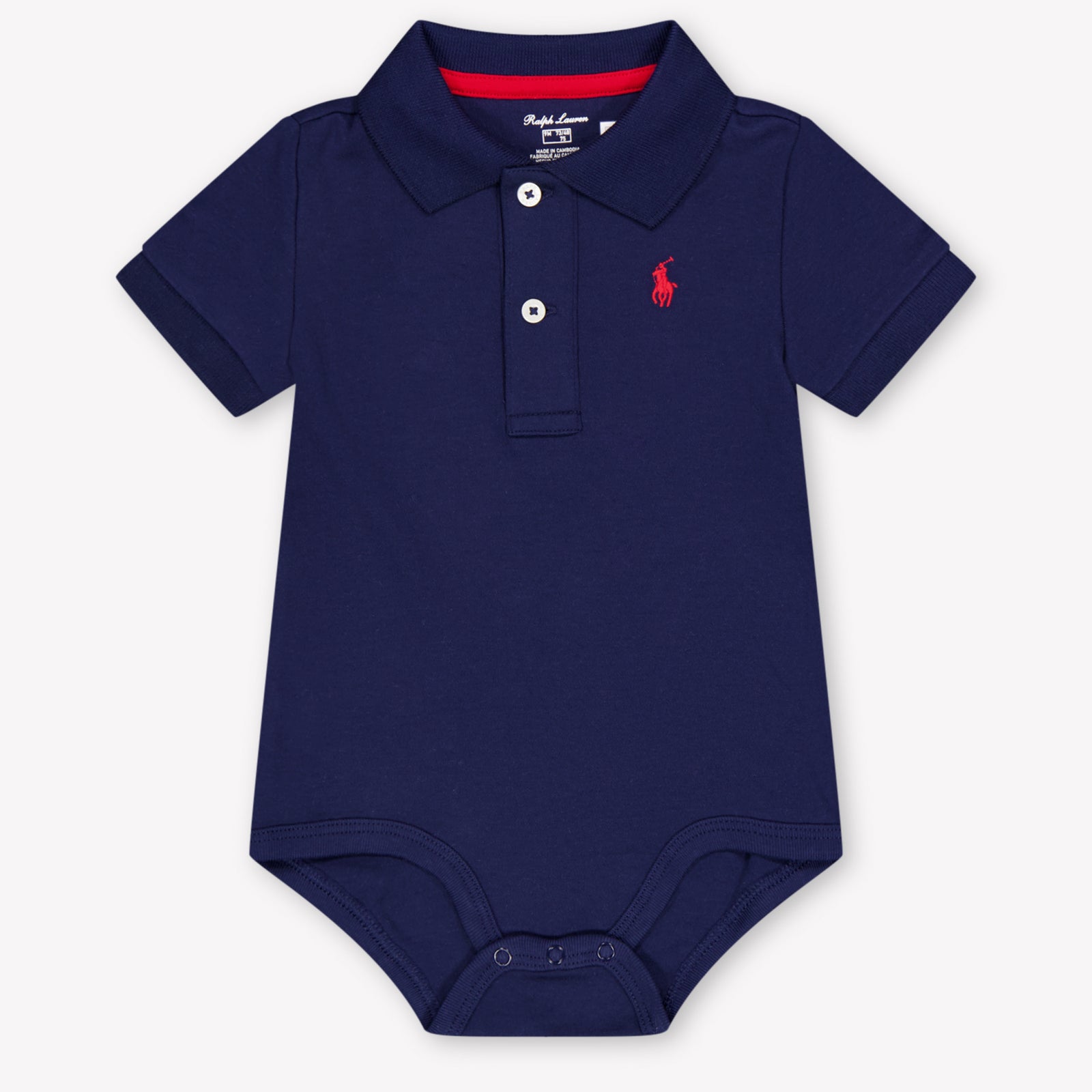 Ralph Lauren Baby Jongens Rompertje In Navy