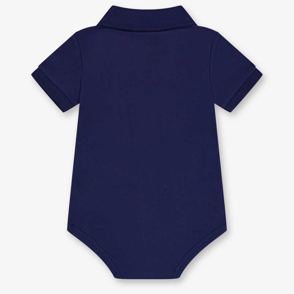 Ralph Lauren Baby Jongens Rompertje In Navy