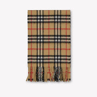 Burberry Cash Kids Unisex Scarves In Beige