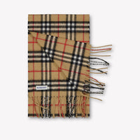Burberry Cash Kids Unisex Scarves In Beige