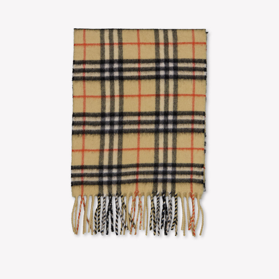 Burberry Cash Unisex Kids Scarf in Beige