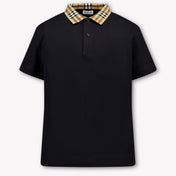 Burberry Johane Kinder Jongens Polo In Zwart