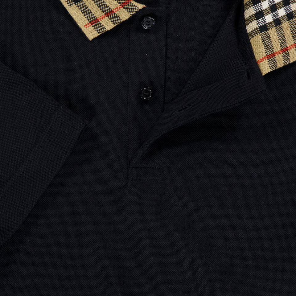 Burberry Johane Kinder Jongens Polo In Zwart