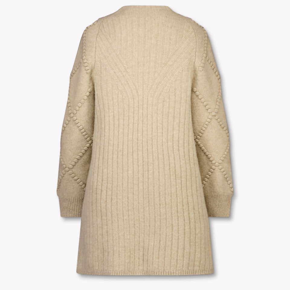 Burberry Bessie Kinder Meisjes Jurk In Beige