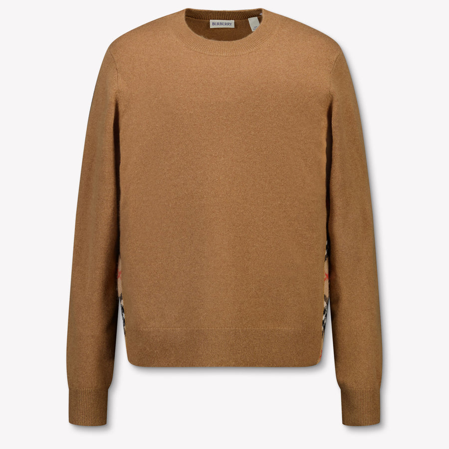 Burberry Bryce Unisex Kids Sweater in Camel