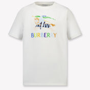 Burberry Cedar Kinder Jongens T-Shirt In Off White