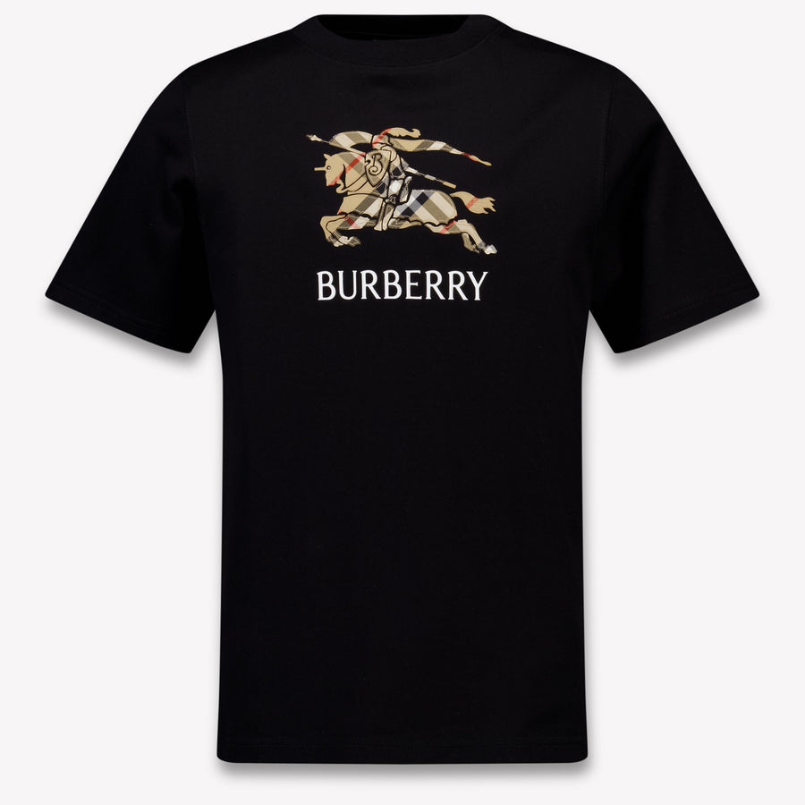 Burberry CEDAR Kinder Unisex T-Shirt In Zwart