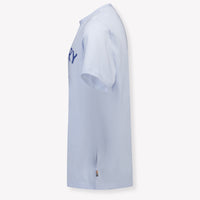 Burberry Cedar Stamp Kinder Jongens T-Shirt In Licht Blauw
