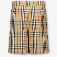 Burberry Oscar Kinder Jongens Shorts In Beige