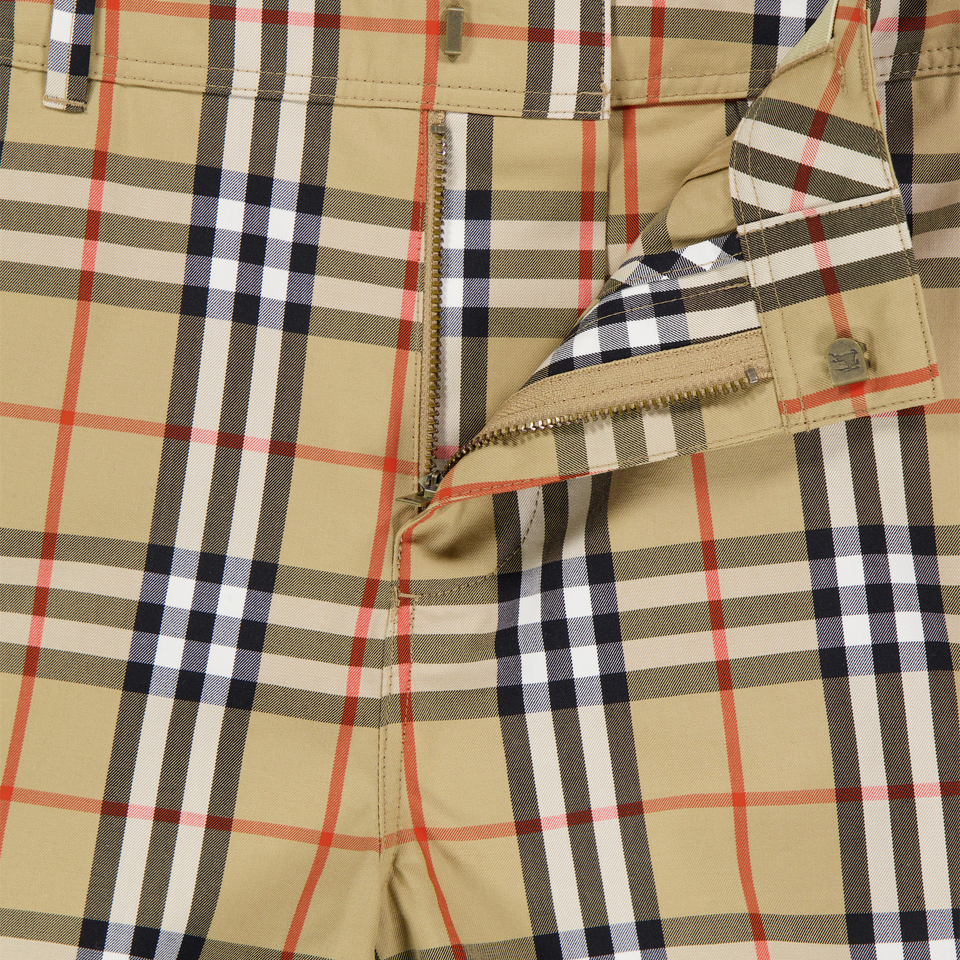 Burberry Oscar Kinder Jongens Shorts In Beige