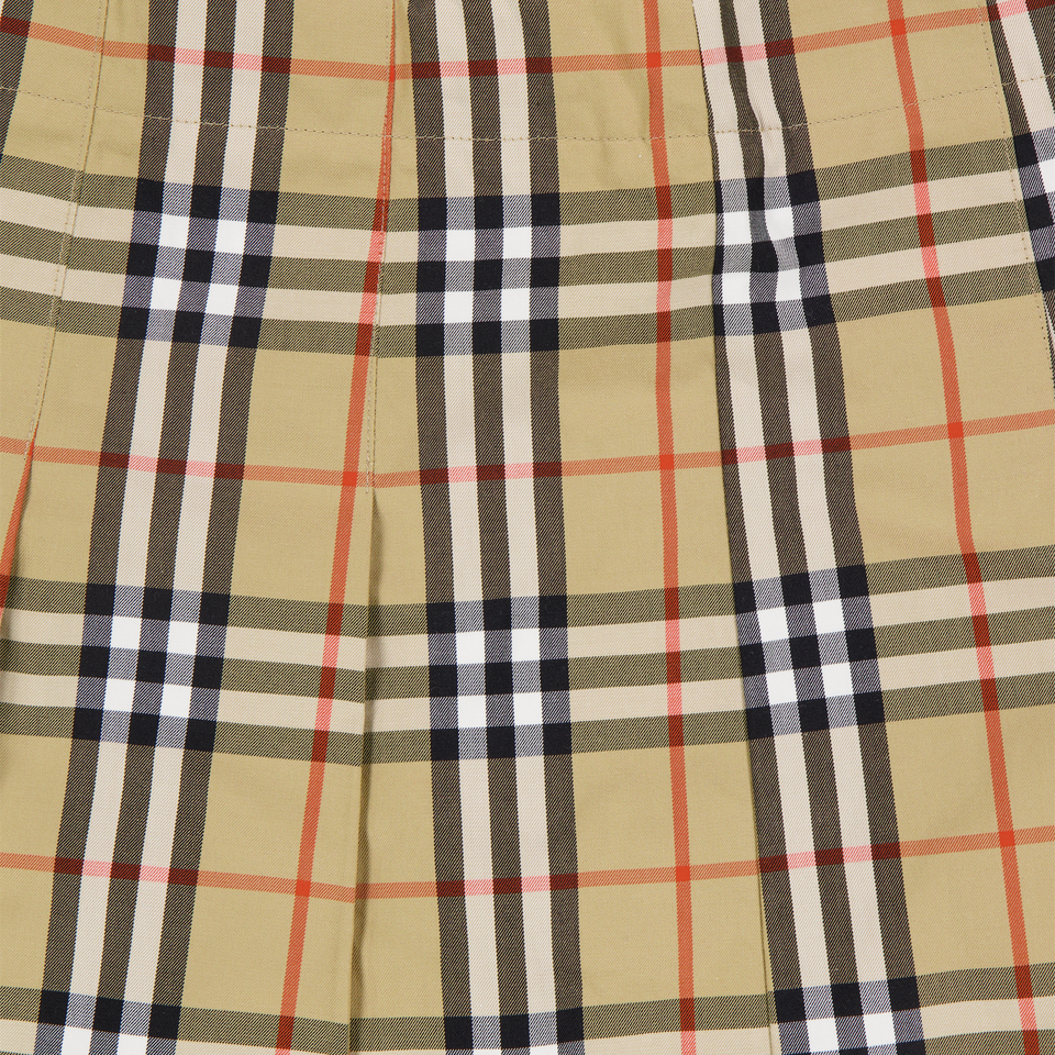 Burberry Gabrielle Kinder Meisjes Rokje In Beige