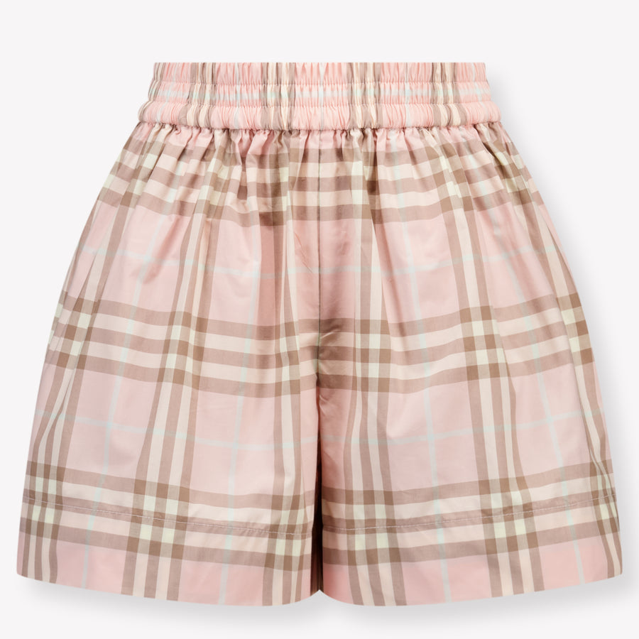 Burberry Marcy Kinder Meisjes Shorts In Licht Roze