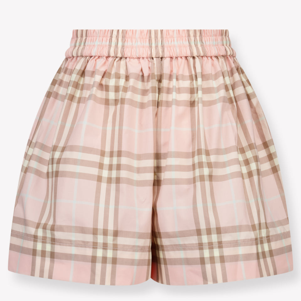 Burberry Marcy Kinder Meisjes Shorts In Licht Roze