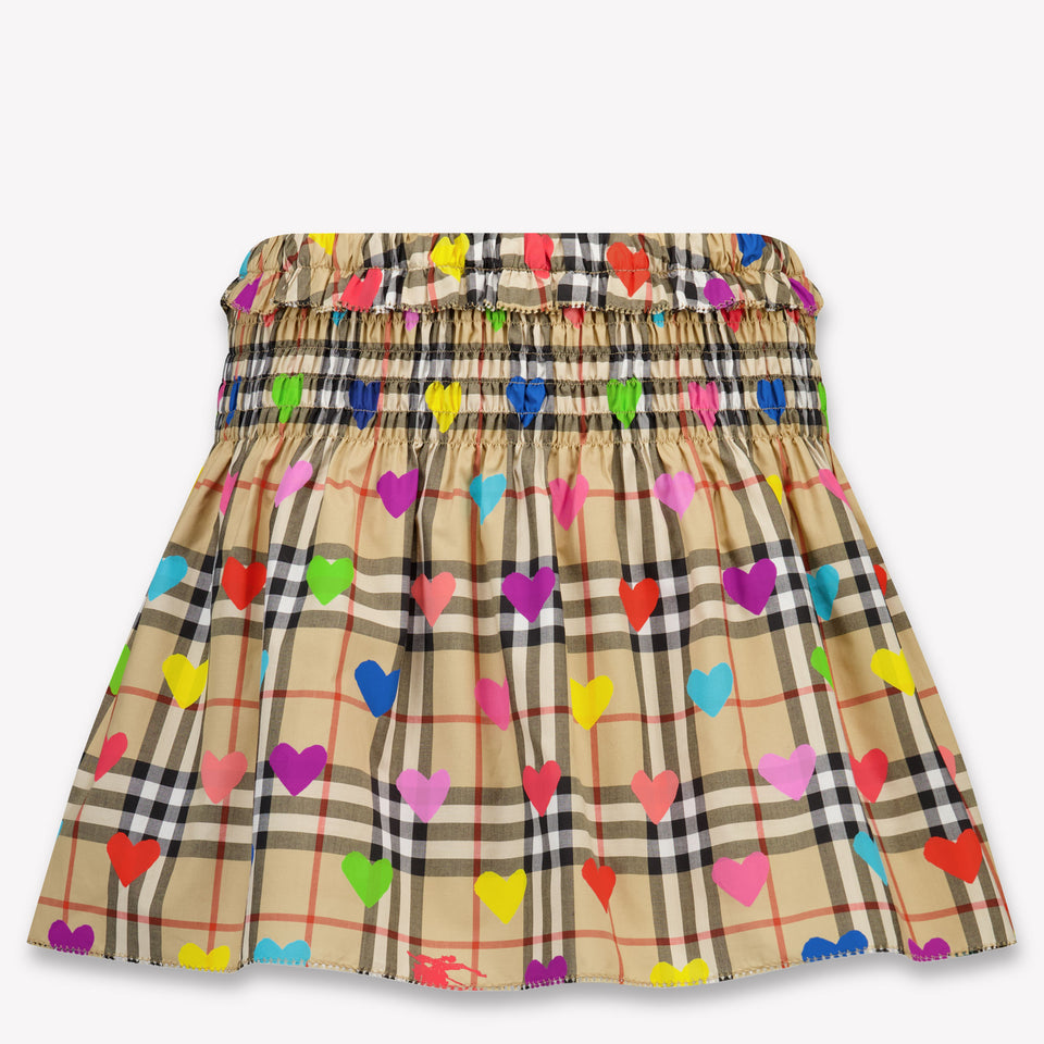 Burberry Ama Kinder Meisjes Rokje In Beige