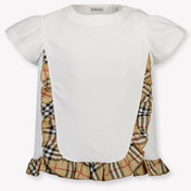 Burberry Roxy Kinder Meisjes T-Shirt In Wit