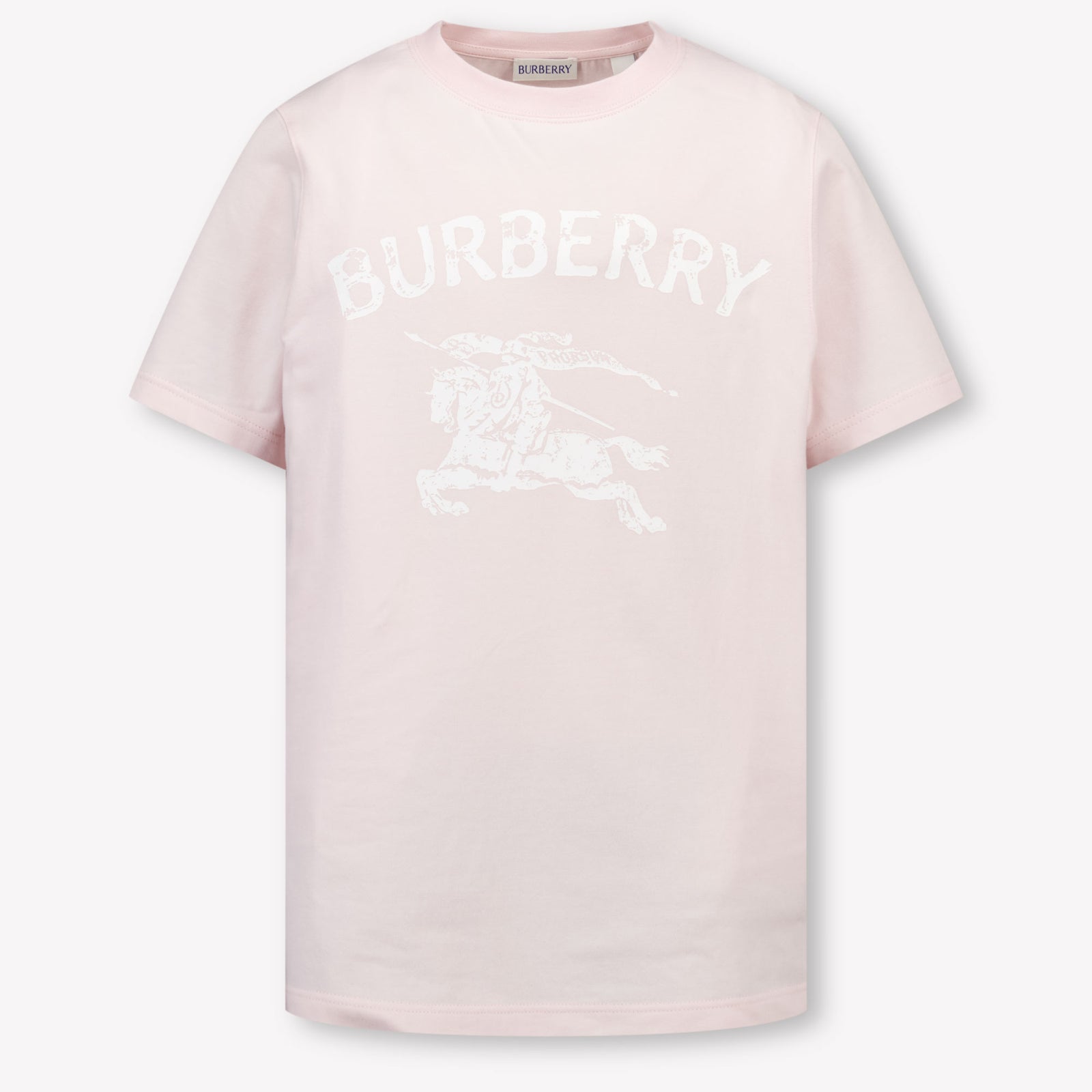 Burberry Cedar Stamp Kinder Meisjes T-Shirt In Licht Roze