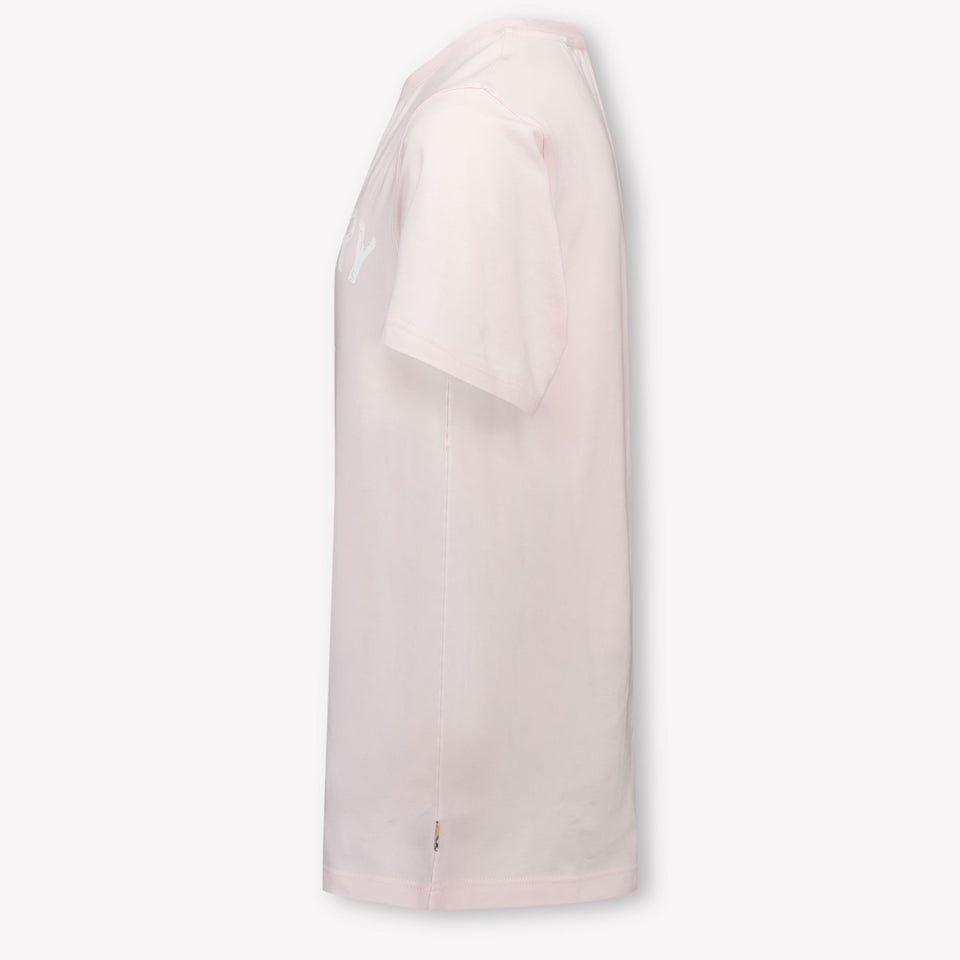 Burberry Cedar Stamp Kinder Meisjes T-Shirt In Licht Roze