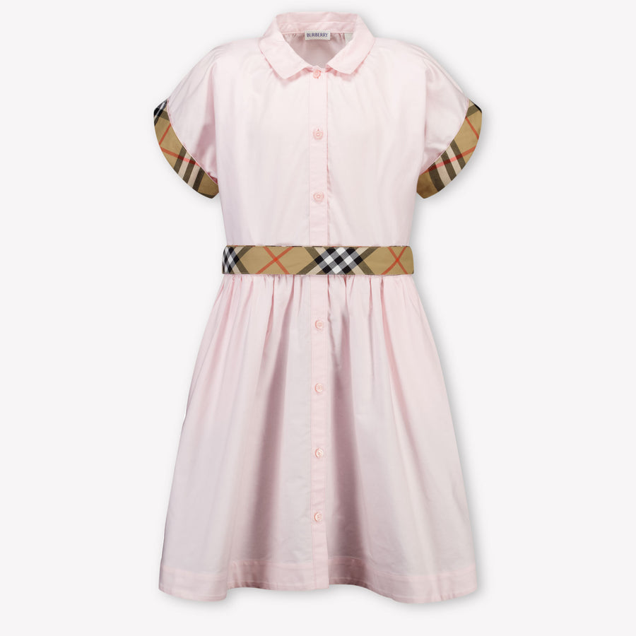 Burberry Juiliet Kinder Meisjes Jurk In Licht Roze