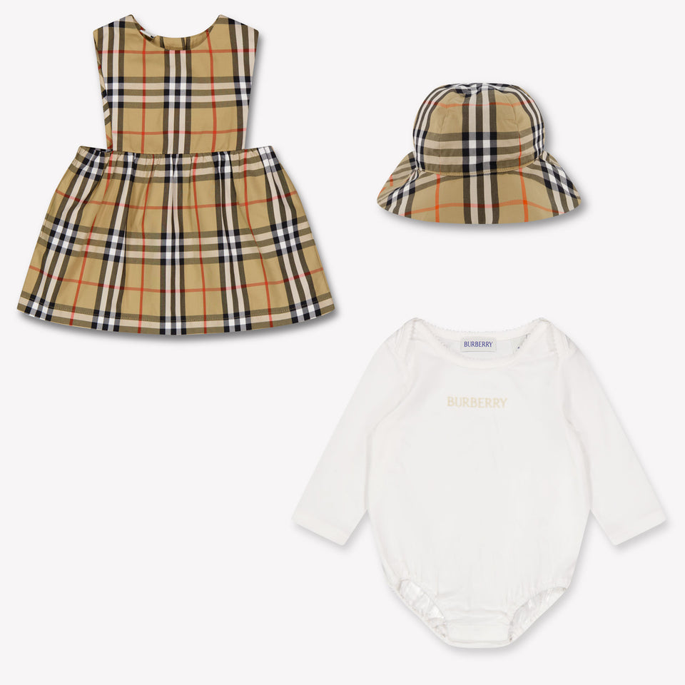 Burberry Halima Baby Meisjes Setje In Beige