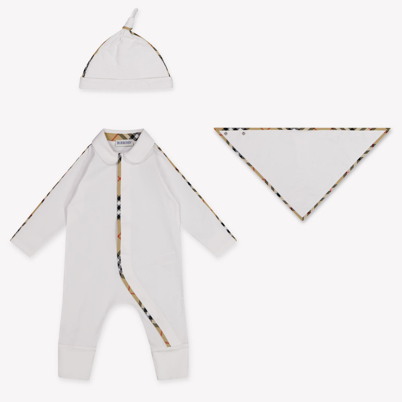 Burberry Hamilton Baby Unisex Boxpakje In Wit