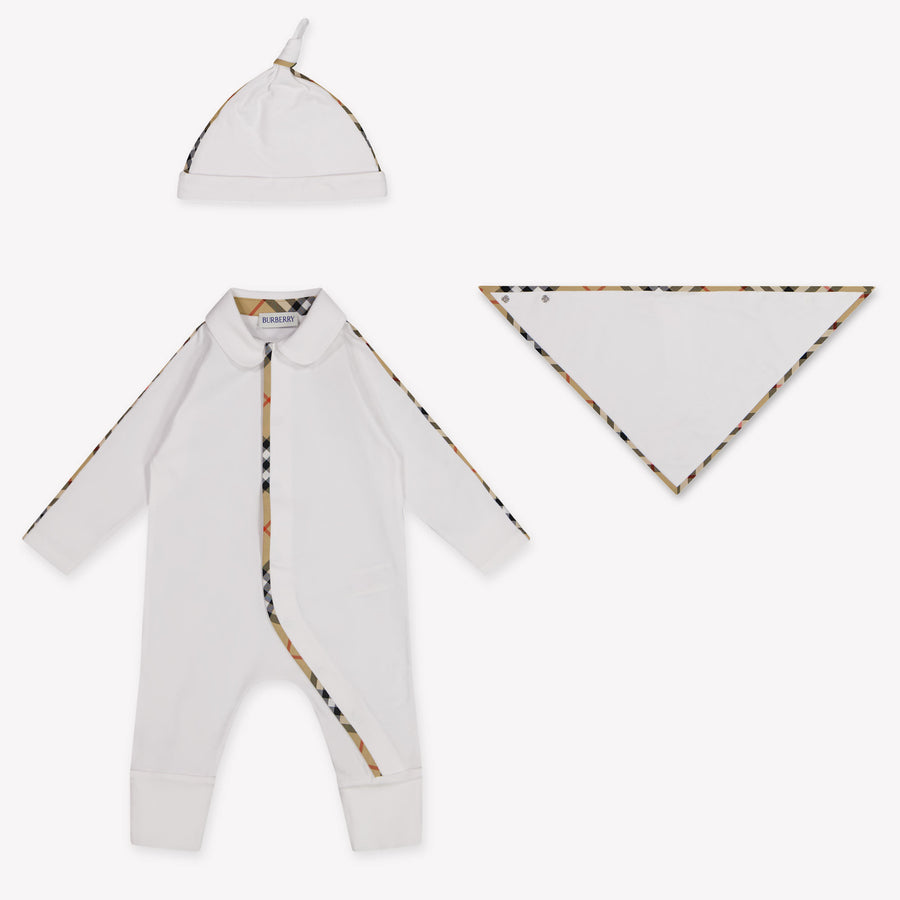 Burberry Hamilton Baby Unisex Boxpakje In Wit