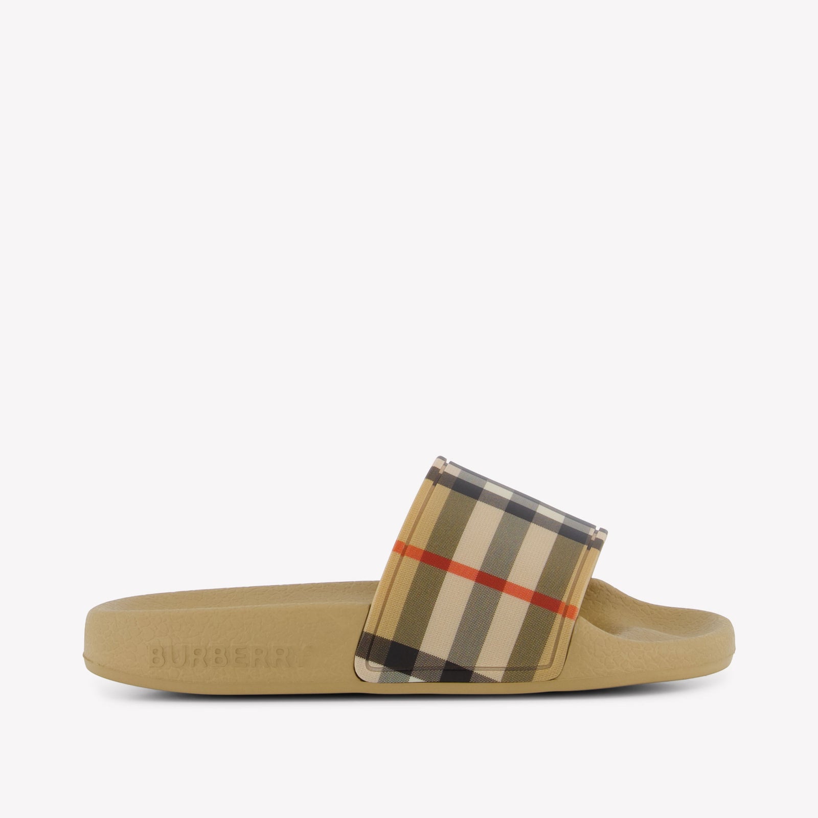 Burberry Furley Unisex Slippers In Beige