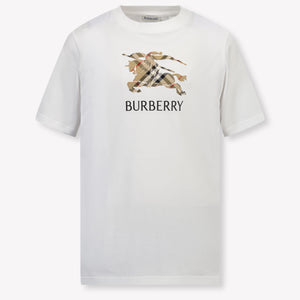 Burberry CEDAR Kinder Unisex T-Shirt In Wit