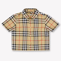 Burberry Carey Baby Jongens Setje In Beige