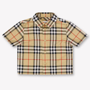 Burberry Carey Baby Jongens Setje In Beige